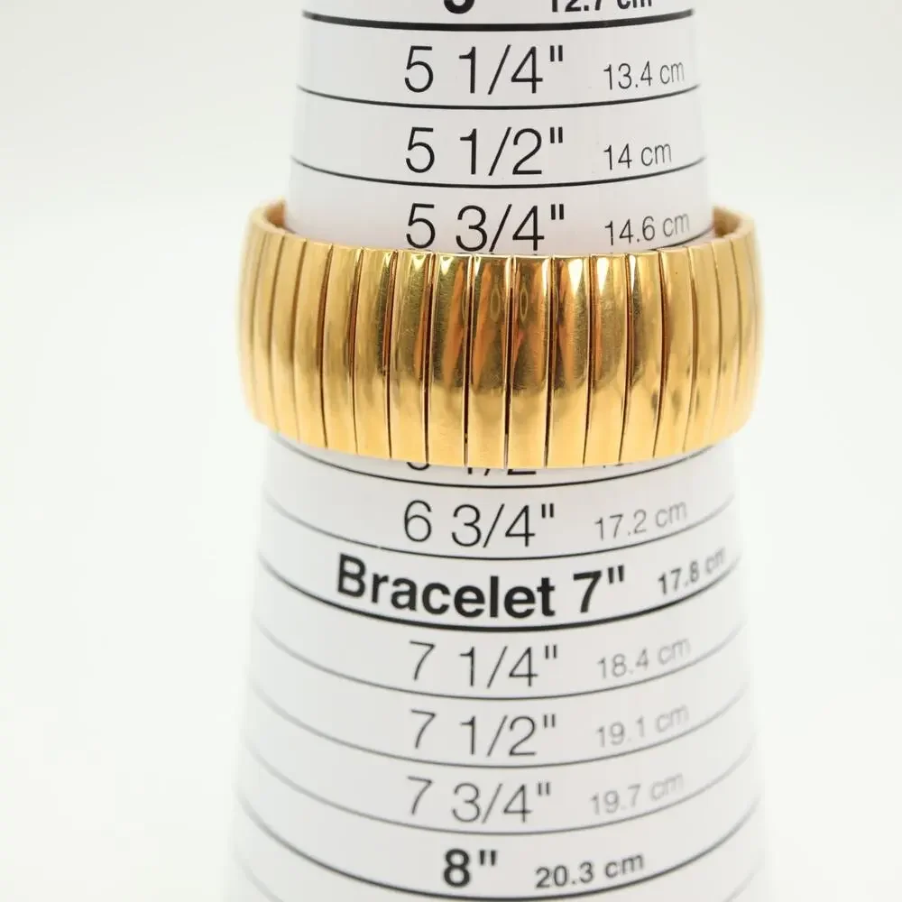 Joan Rivers Classic Womens Gold Tone 25mm Watch Expansion Band w New Battery